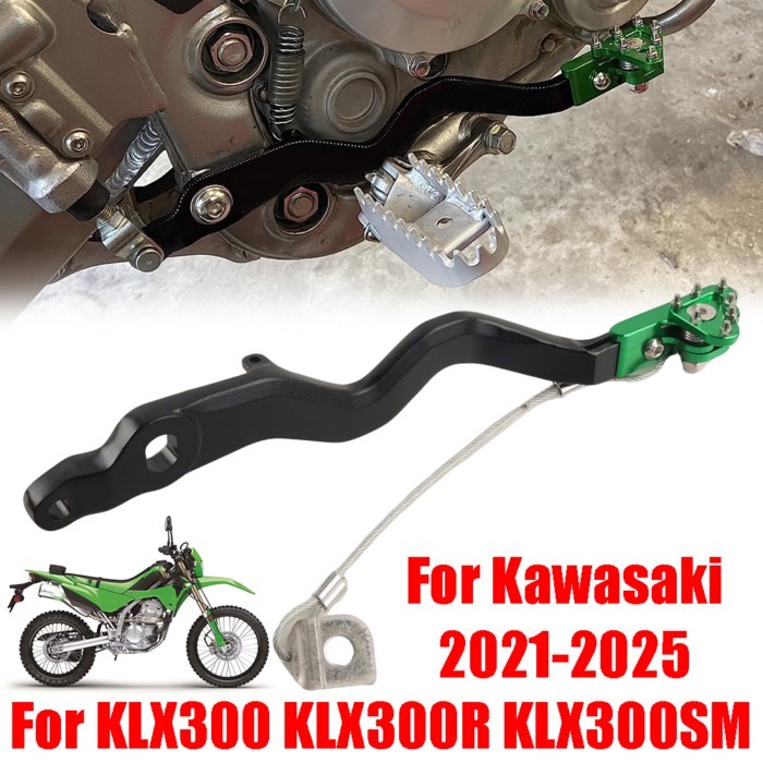 For kawasaki KLX300 KLX300R KLX300SM KLX 300 KLX 300R 300SM Motorcycle Accessories Forged Folding R
