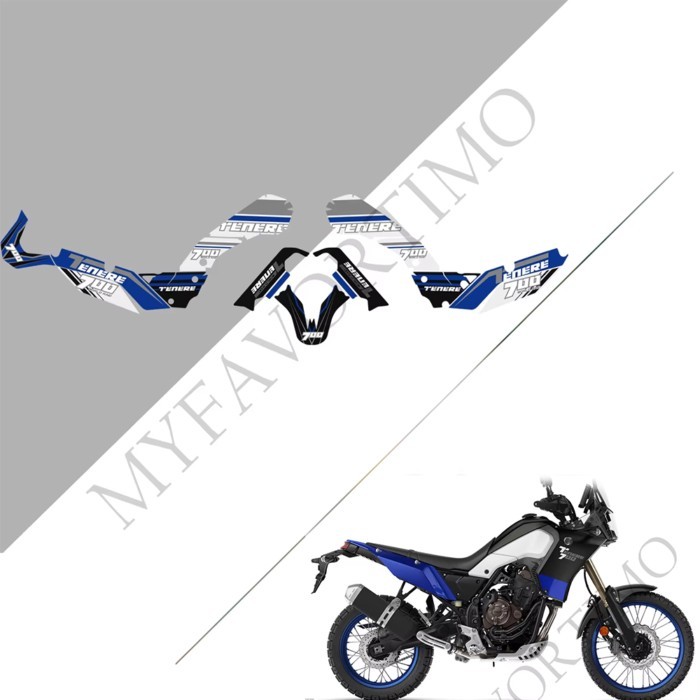 FOR YAMAHA Tenere T700 XTZ 700 T7 XT Motorcycle Fuel Tank Sticker Moto Decals