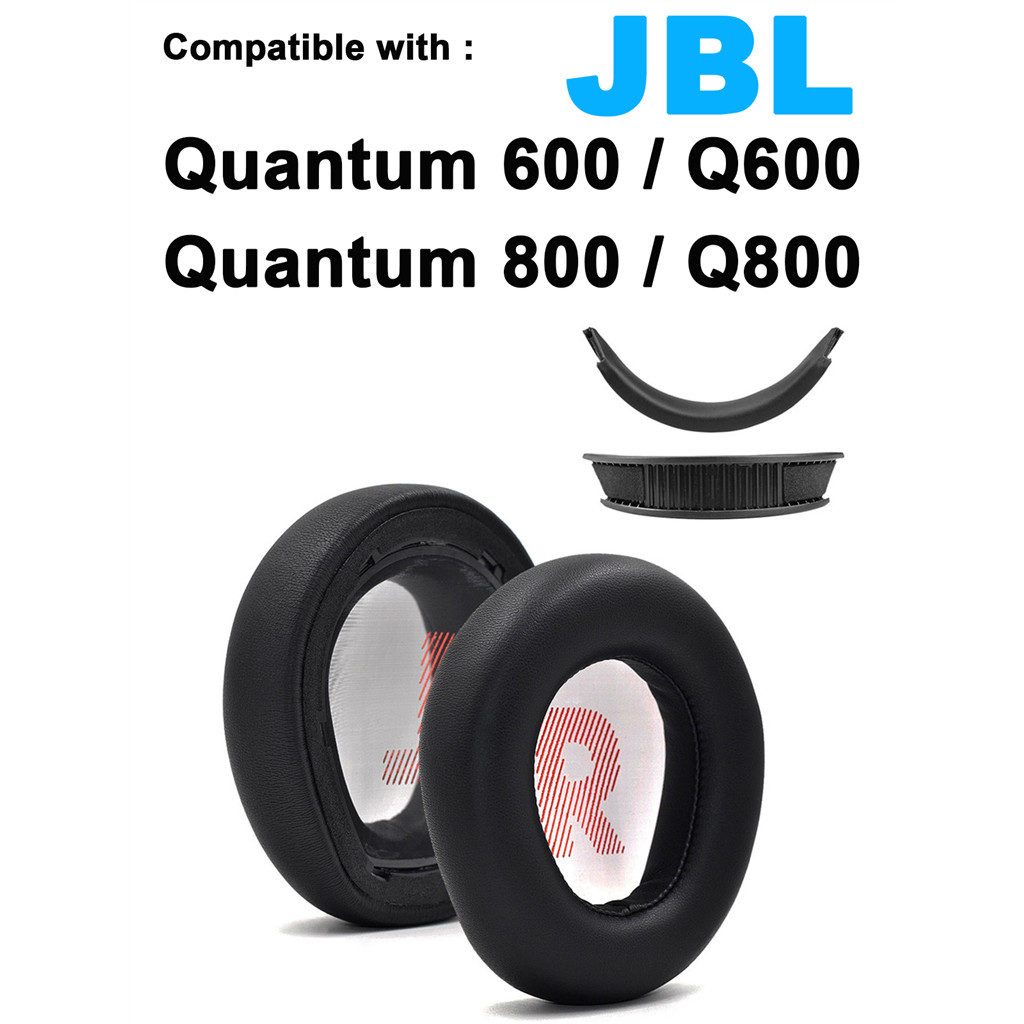 เหมาะสําหรับ JBL Quantum 600 / Quantum 800 Q600 Q800 เปลี่ยนหูฟังฟองน้ําแผ่นรองหูฟัง