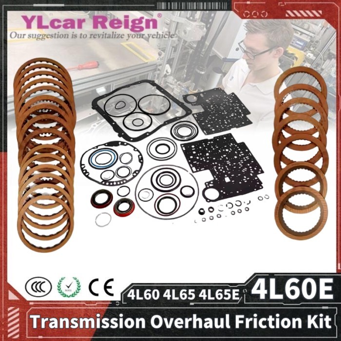 4L60 4L65 4L60E 4L65E Automatic Transmission Overhaul Repair Kit Seal Kit + Friction Plate For SILV