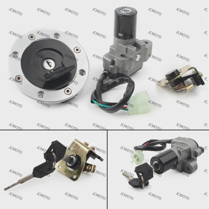 For Suzuki GSXR1000 SV650 TL1000R GSF1200 GS500 RGV250  1999-2002 Motorcycle Fuel Gas Cap Ignition