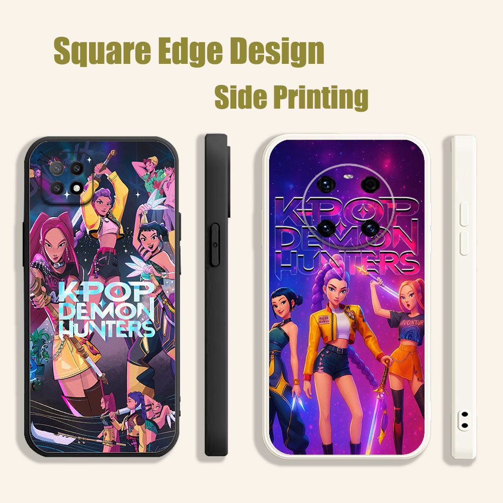 ปลอกสําหรับ OPPO Reno 6 Reno 7 7z 5K A16E A16K A94 Kpop Demon Hunters Cast อะนิเมะ Rumi Zoey UPC04 เ