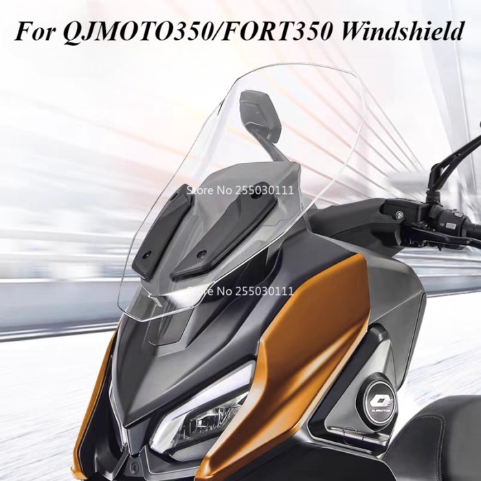 For QJMOTO FORT350 QJ350 modified windshield QJMOTO HONG350 FORT350 with raised windshield accessor