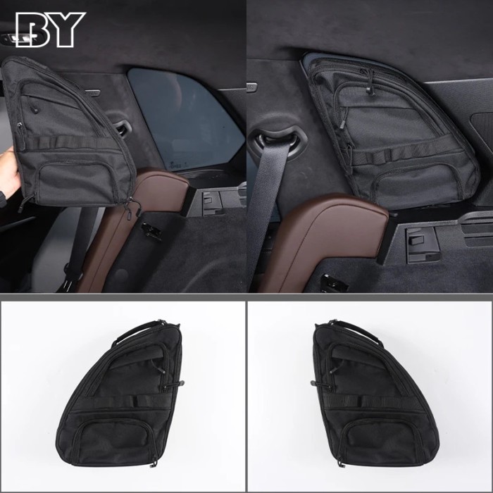 For BMW X5 G05 2019-2023 Large Capacity Car Trunk Bag Rear Window Storage Bags Organizer Stowing Ti