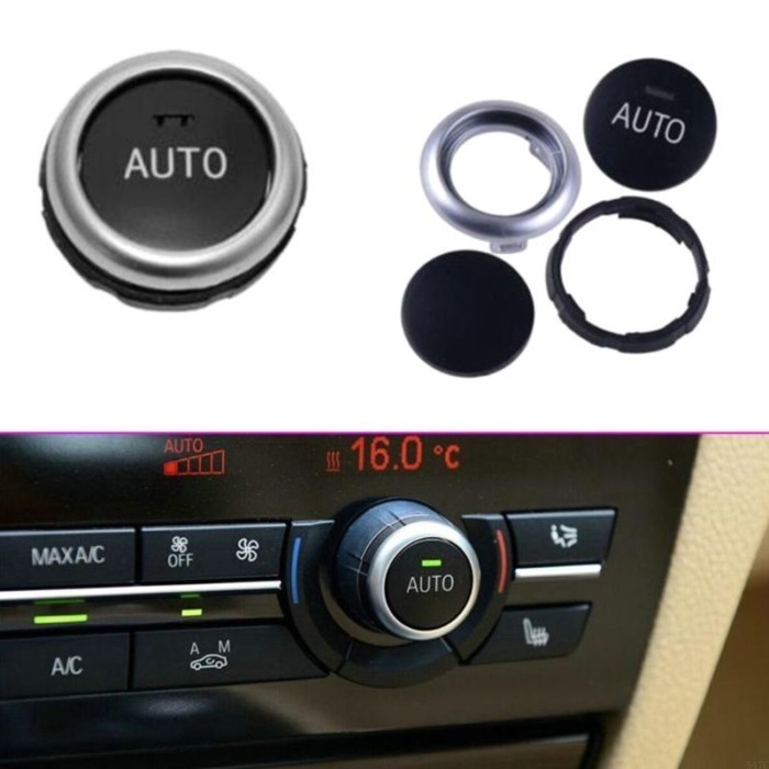 547C Suitable for F10 F07 F02 5 6 61319393931 Car Ac Knob Button Air Conditioning Knob Heater Clima