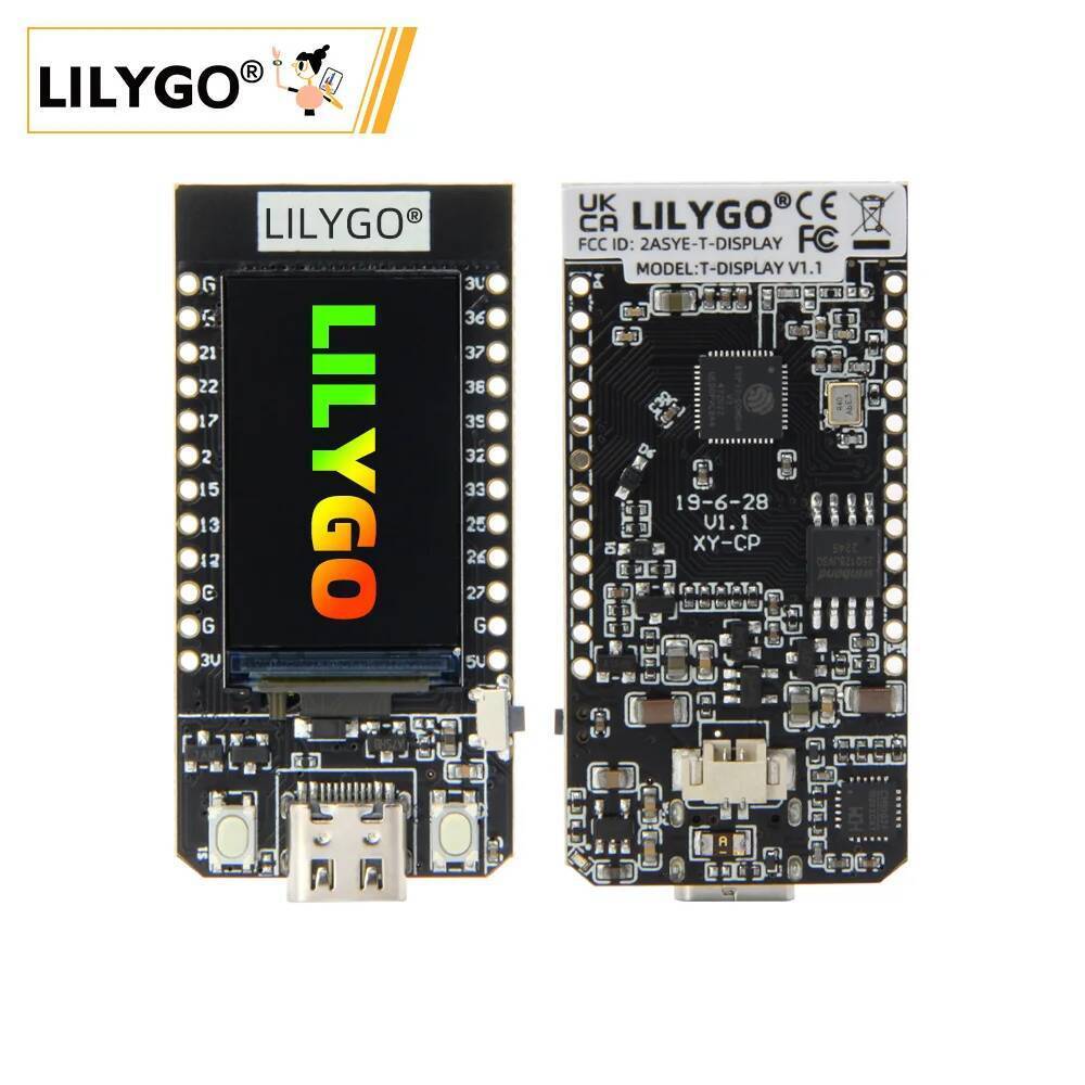 ลิลลี่โก® TTGO T-Display 1.14 นิ้ว LCD ควบคุม ESP32 โมดูลไร้สาย WiFi บลูทูธการใช้พลังงานต่ําคณะกรรมก