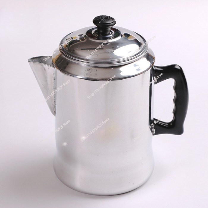 Hong Kong Style Milk Tea Pot Brewing Tea Pot Coffee Pot Milk Tea Pulling Aluminum 3L