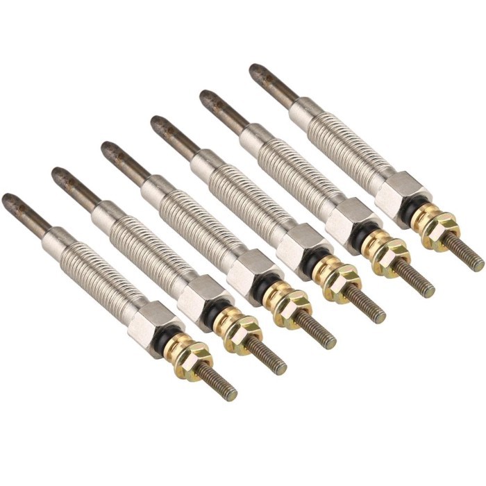 6PCS Plugs Set for nissan Patrol Y60 4.2L Diesel Engine Heater Replacement