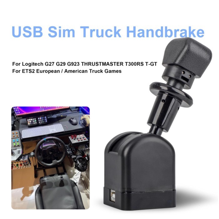 USB Truck Hand Brake Simracing Games For ETS2 European / American Truck Sim For Logitech G27 G29 G9