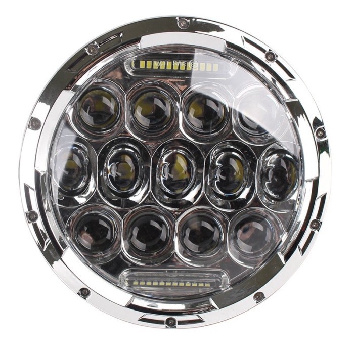 75w 7inch motorcycle led light round headlight daymakers led Headlight for harley motorcycle