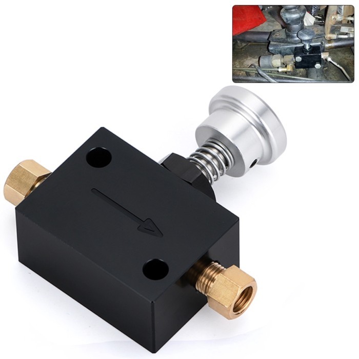 Black Brake Lock Line Hydraulic Brake Park Lock Pressure Holder Hydraulic Park Lock for Disc Drum O