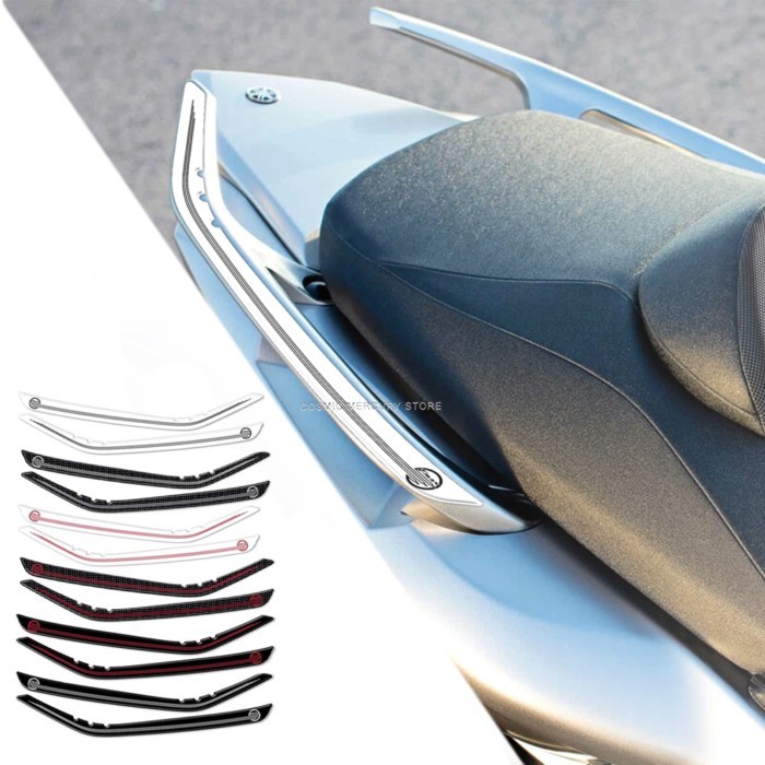 For YAMAHA TMAX 530 T MAX 2012-2016  Motorcycle Parts Rear Handlebar Protection 3D Epoxy Resin Stic