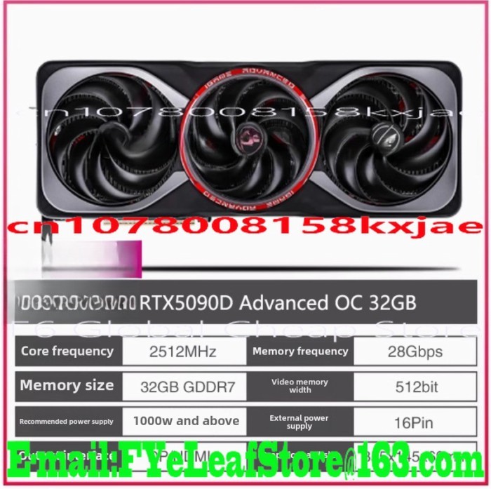 Game GeForce RTX 5090 D Vulcan OC 32GB