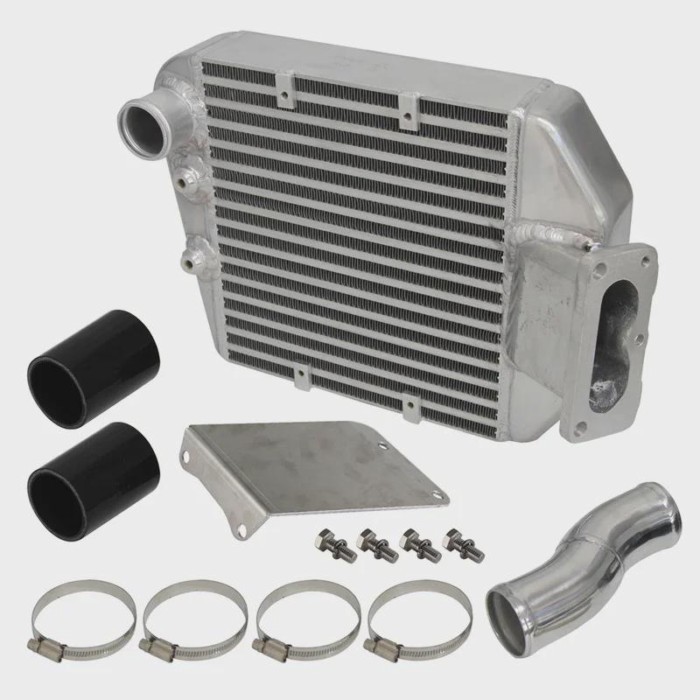 Upgrade Top Mount Intercooler Fits for Toyota Land Cruiser 80/100 Series 1HD-T HDJ80 1HZ Engine 4.2