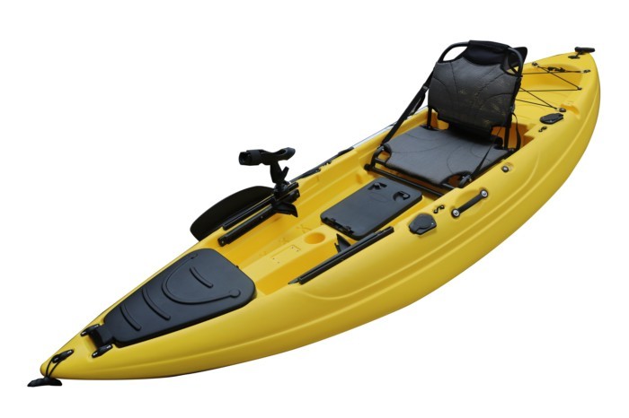 Fishing Foot Pedal Plastic Kayak Wholesale Deluxe Seat Single Person Rotomolded Fishing Kayak