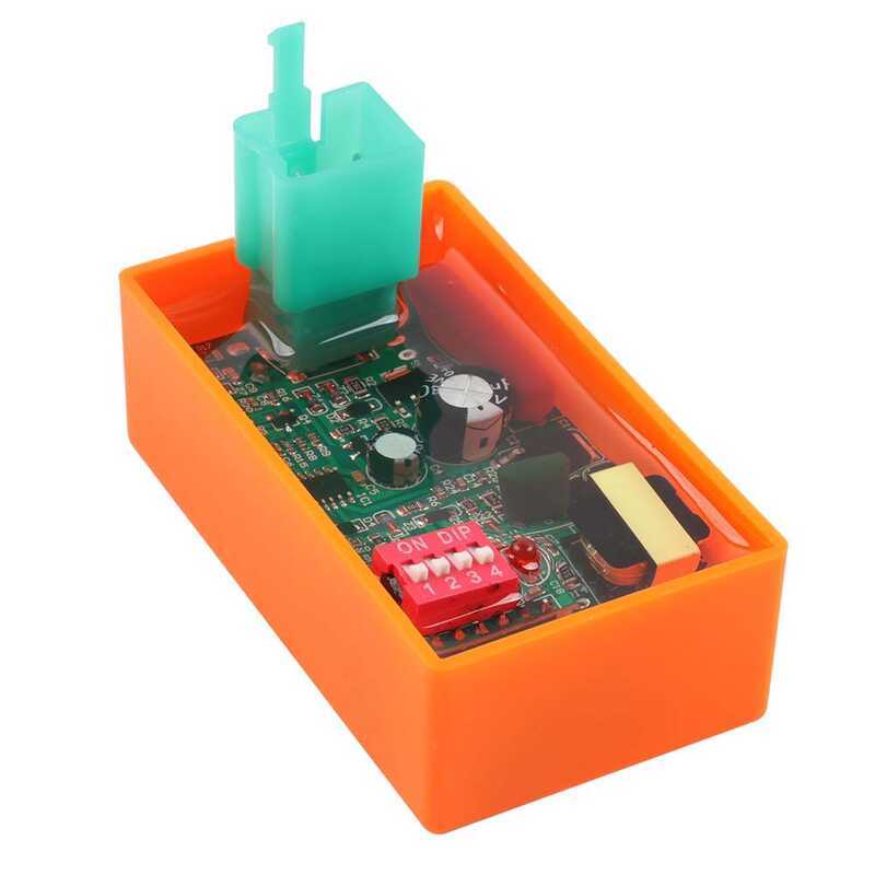 รถจักรยานยนต์ Igniter เหมาะสําหรับ LF110 C110 4-Pin DC พร้อม DIP Dial สวิทช์ Igniter