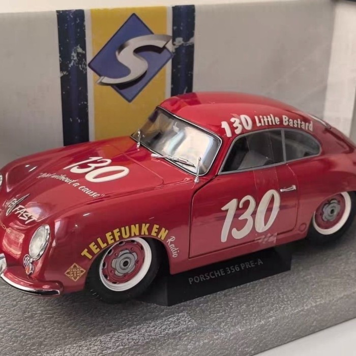 SOLIDO 1/18 Porsche 356 PRE-A 1953 โมเดลรถ #130 โลหะผสม