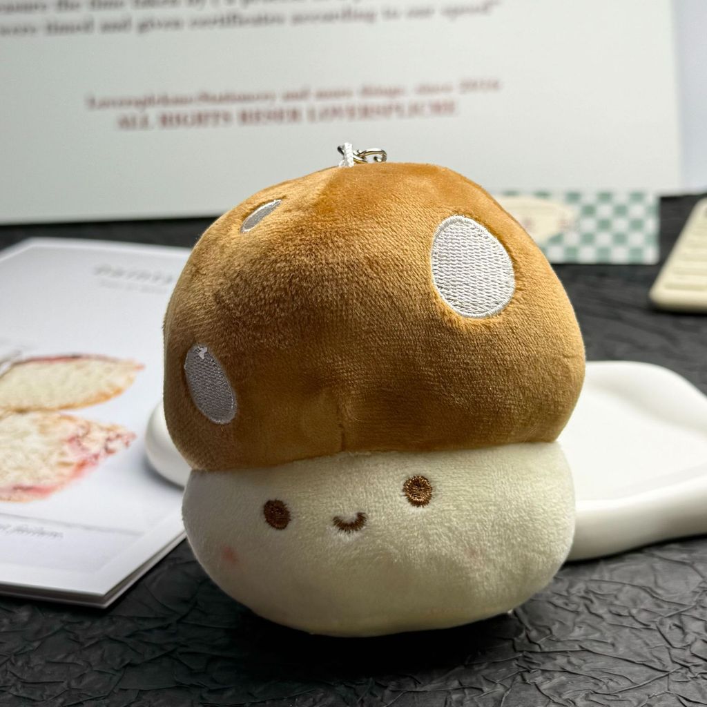 #เครื่องประดับ# Creative Vegetable Plush Toy Pendant Green Onion Pepper Doll Eggplant Broccoli Doll