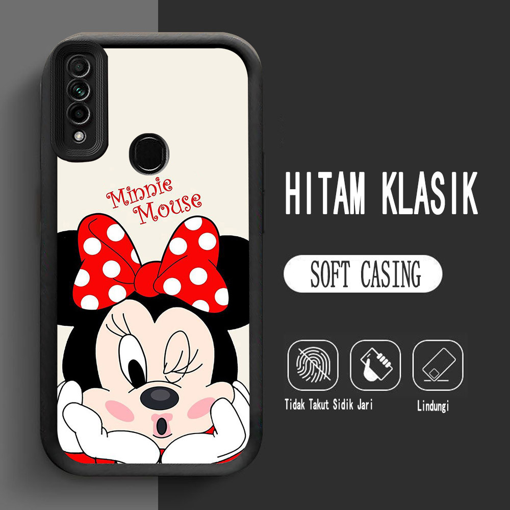 เคสสําหรับ OPPO F15 Reno 3 A31 A91 2020 Soft L-9 Minnie