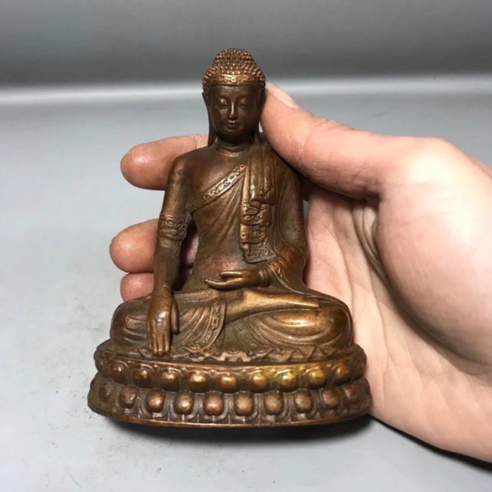 Large Buddha Statue Buddha Shakyamuni Buddha Ornament Antique-style Sitting Buddha