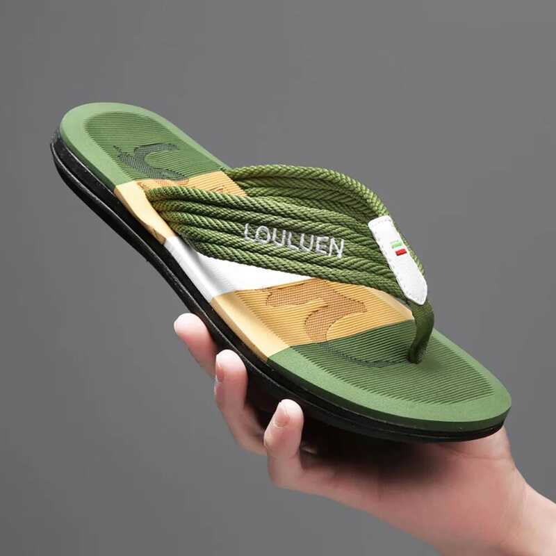 C Flip Ps Men Beach Slippers Summer Outdoor Wear Men's Slippers Men's Casual Sandals Plus Size Desi