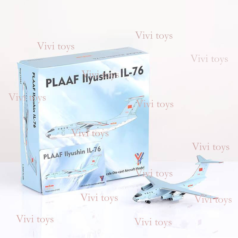 {{vivi toys}} YY Wings 1/400 21042 Chinese Air Force IL-76 เครื่องบินโลหะ รุ่น Il-76 360107