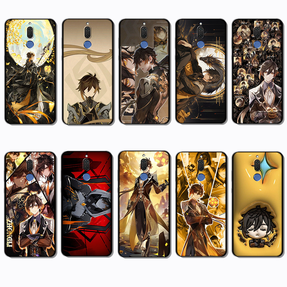 สําหรับ Huawei Nova 2 Lite 2i 3 3i 4E 5i 5T 7 SE 8i VS13 Zhongli Slim Black Border TPU Soft Case | โ