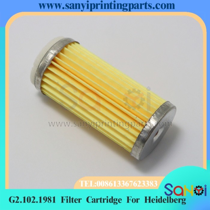 Best Quality G2.102.1981 Filter Cartridge KLT15/25/40 For Heidelberg SM52 SX52 GTO52 QM46 Printing