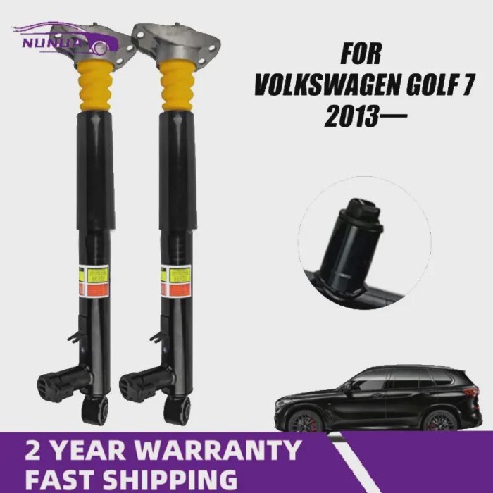 2pcs Front or Rear Shock Struts w/Electric Fit VW Golf R MK7 GTI Seat 2015-2020  5Q0413031FA  5Q041