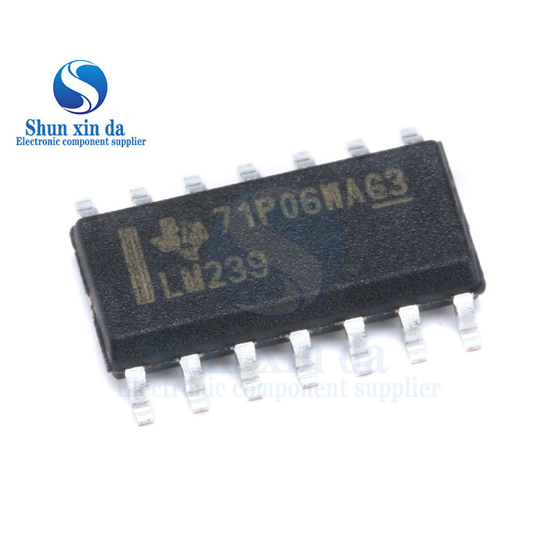20PCS LM239 SOP-14 DIP-14 LM239N LM239DR LM239D LM239DT SMD DIP Analog Low-power Quad แรงดันไฟฟ้า Co