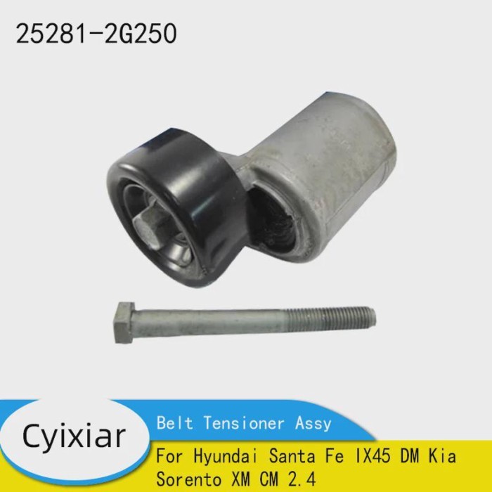 Brand New Genuine Drive Fan Belt Tensioner Assy 25281-2G250 For Hyundai Santa Fe IX45 DM Kia Sorent