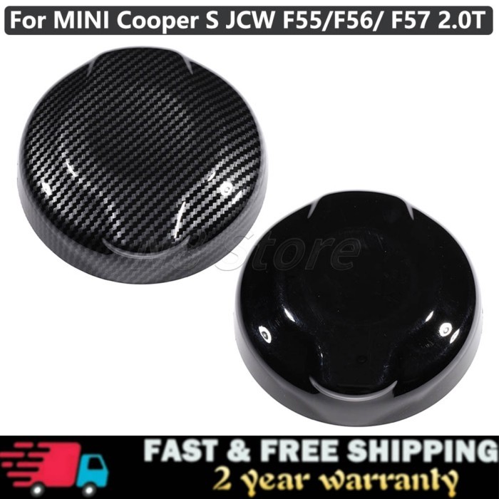 ABS Plastic Carbon Pattern Gloss Black Fuel Tank Cover For MINI Cooper S/SD JCW F55 F56 F57 2.0T Au