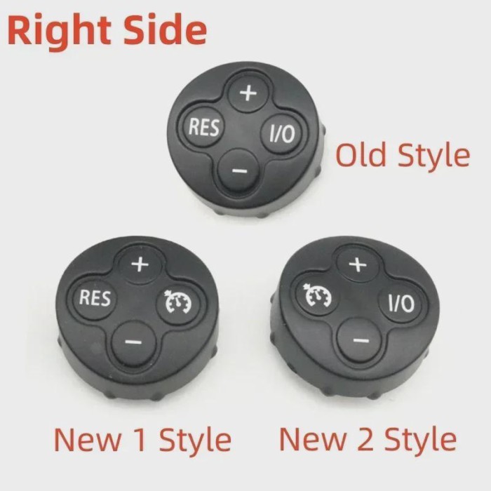 Multifunction Steering Wheel Audio Cruise Control Switch Button Cover Trim For BMW MINI Cooper R55