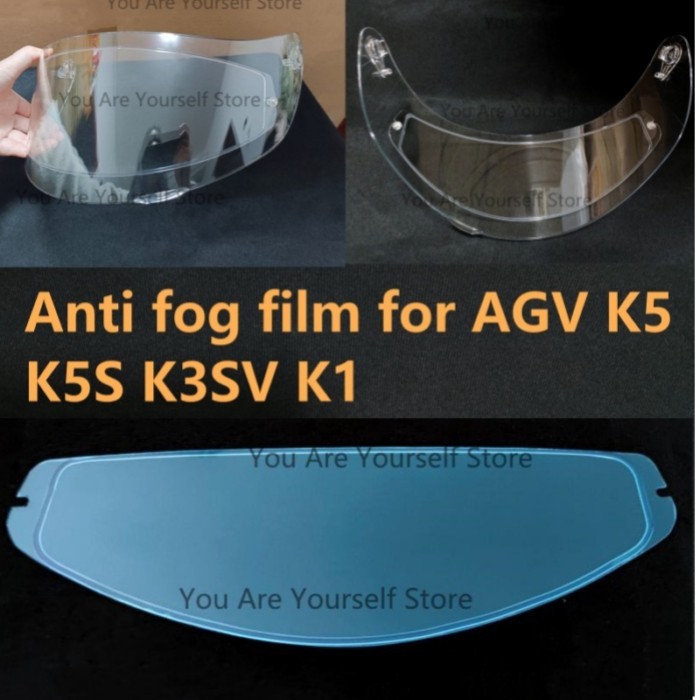 Anti Fog Film for AGV K5 K5S K5-S K3SV K3-SV K1 Anti-Fog Sticker Patch Helmets Visor Clear Glass Sc