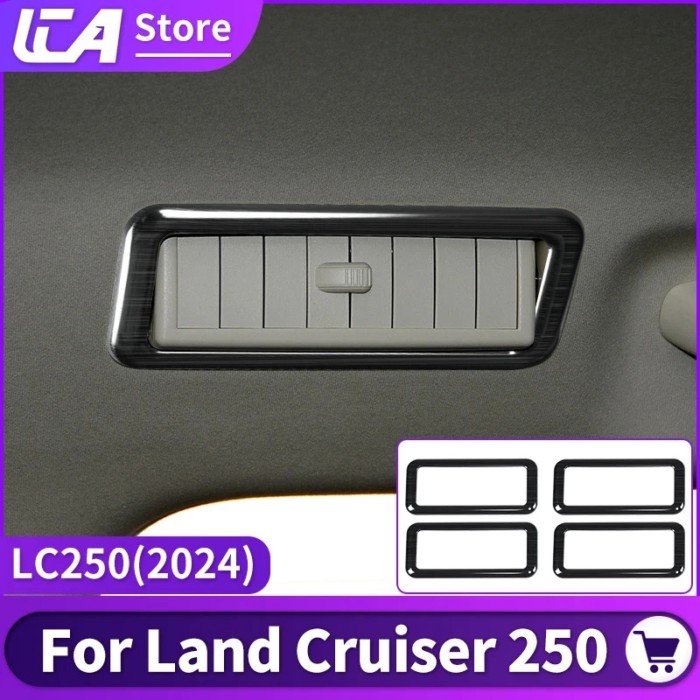 For Toyota Land Cruiser 250 2024 Car Roof Air Conditioning Vent Decoration Frame Prado LC250 FJ250