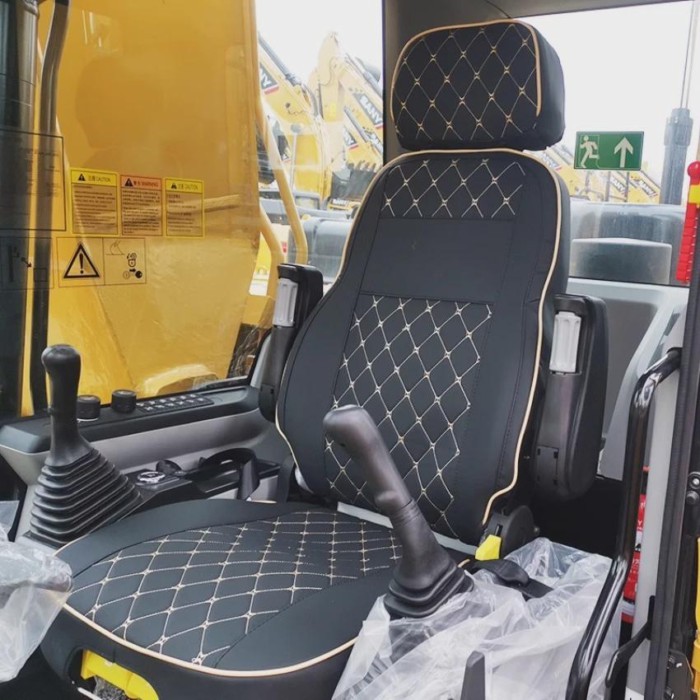 Excavator Digger Fully Seat Cushion Cover Universal for SANY SY55/60/75/135/200c/215/205/375 excava