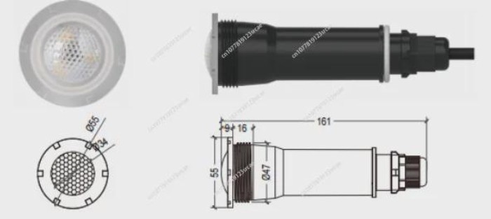 Nicheless Globrite Alternative LED Pool Lights Replacement Cool White Color Lights with 8ft/50ft/10