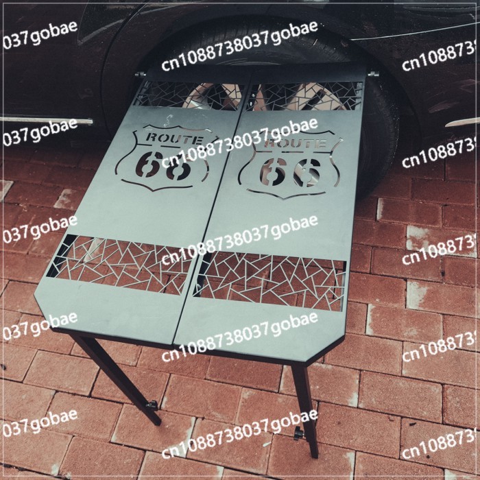 Car Tire Table, Foldable, Outdoor Camping Picnic Folding Table