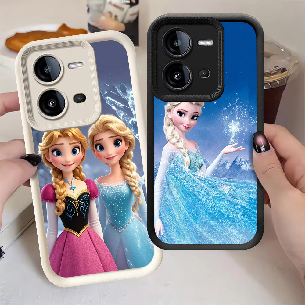 G-74 Frozen Casing สําหรับ VIVO Y28 Y28s V25 V25E Y17S สีดําและสีขาว