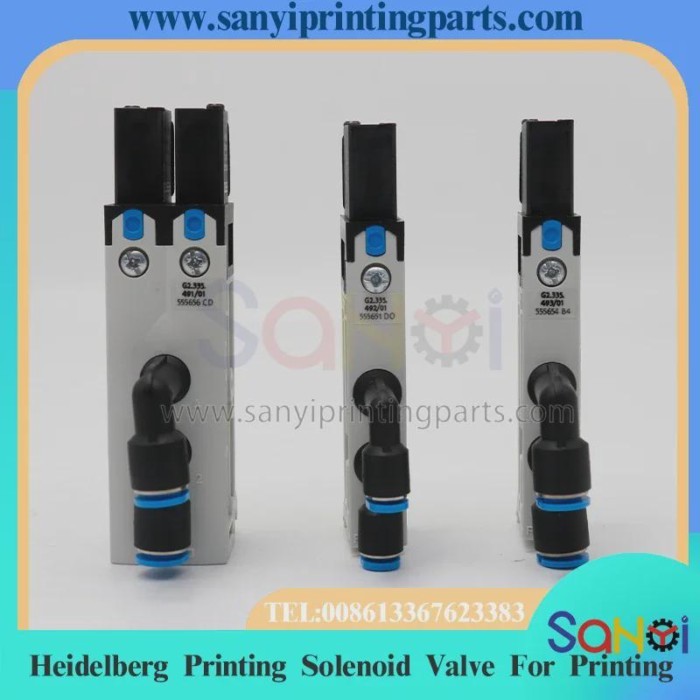1 PCS Heidelberg Printing Solenoid Valve G2.335.491, G2.335.492, G2.335.493 For SM102 CD102 SM74 SM