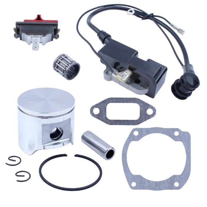48mm Piston Kit Ignition Module Coil Needle Bearing Kit For Jonsered CS2165 2065 2165 Husqvarna 365