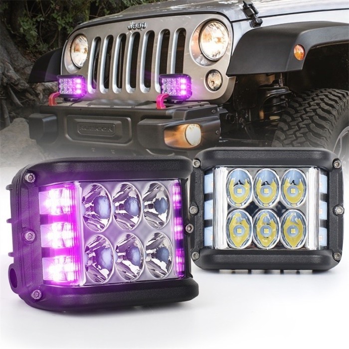 OVOVS Truck Parts 30W Led Strobe Work Lights 12V Led Work Light Bar for Off Load Trucks Vehicle 4X4