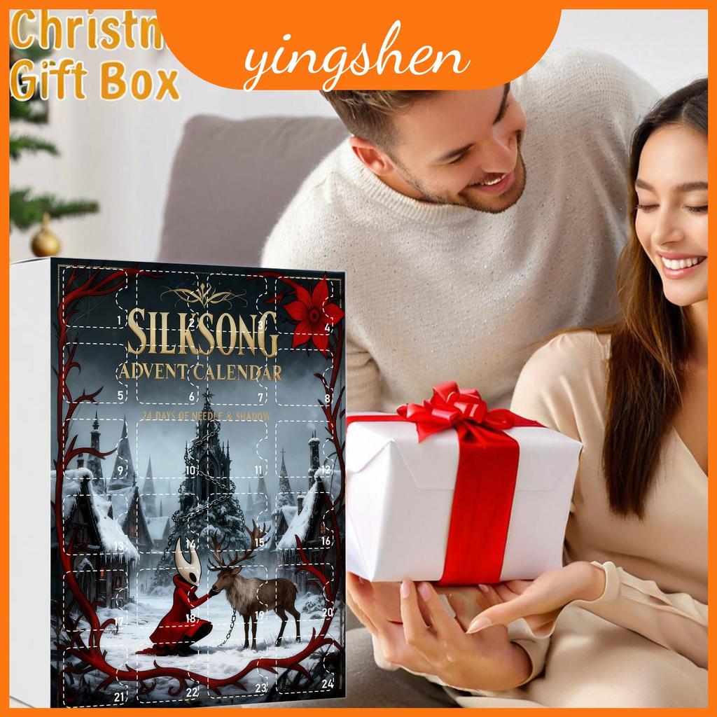 Hollow Silksong Knight Christmas Themed ชุดเครื่องประดับอะคริลิคสําหรับตกแต่งวันหยุด