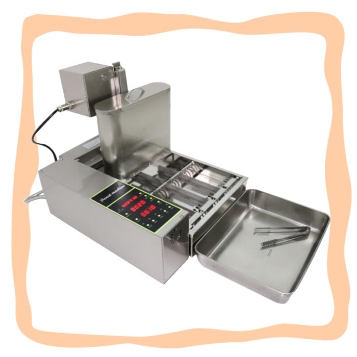 Four Row Donut Making Machine 2200W Electric Doughnut Forming Machine For Sale