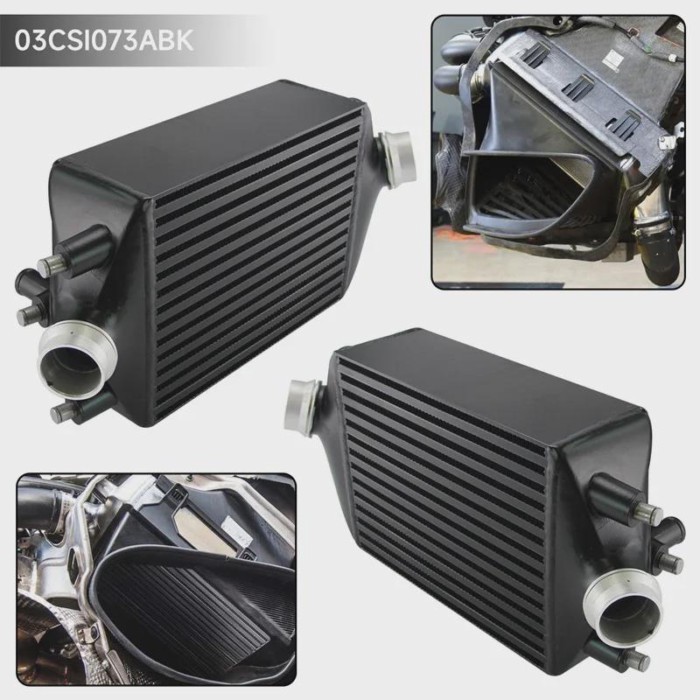 Racing Radiators High performance Twin Intercooler Set Fits For Porsche 911 Turbo / Turbo S 991.1/9