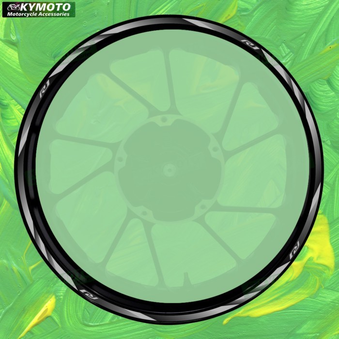 For R1 R 1 R1M motorcycle new 17 inch wheel decal fairing accessories reflective wheel rim waterpro