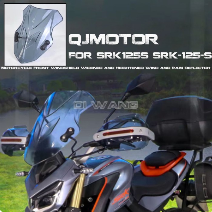 FOR QJMOTOR SRK125S SRK-125-S Motorcycle Front Windshield Widened and Heightened Wind and Rain Defl