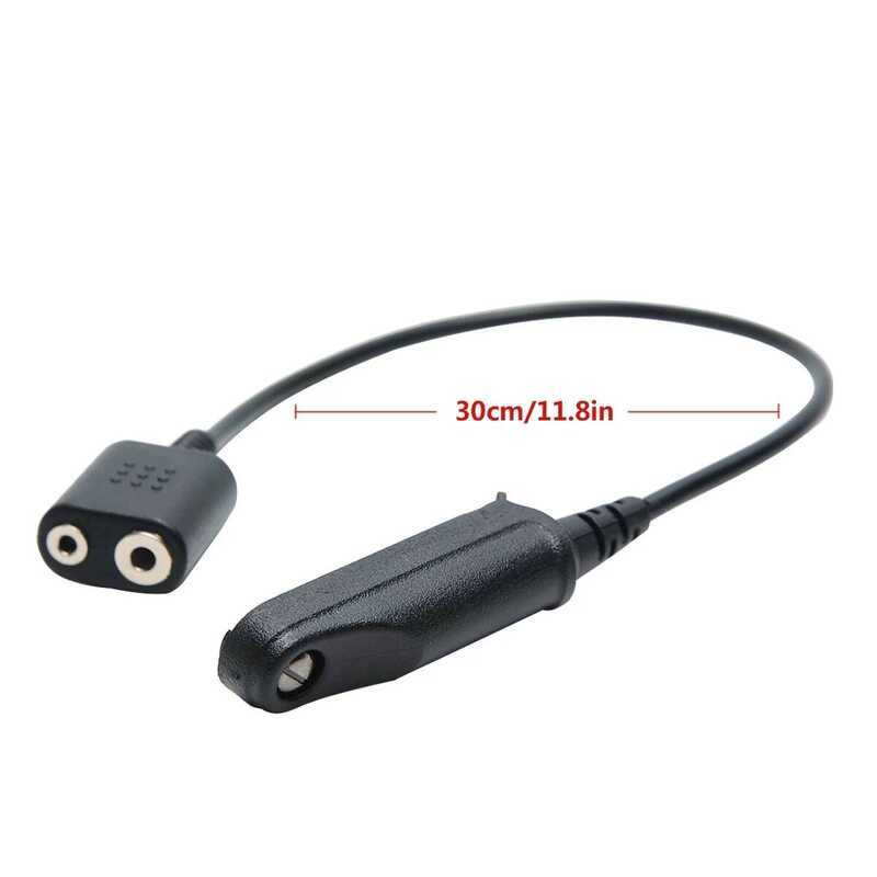 ▥ Adapter Cable  Uv-9R Plus Waterproof To 2 Pin Compatible For Uv-5R Uv-82 Uv-S9 Walkie