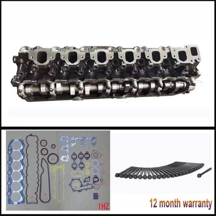 1HZ engine complete cylinder head assembly gasket bolt For Toyota coaster Land cruiser 4164cc 4.2 D