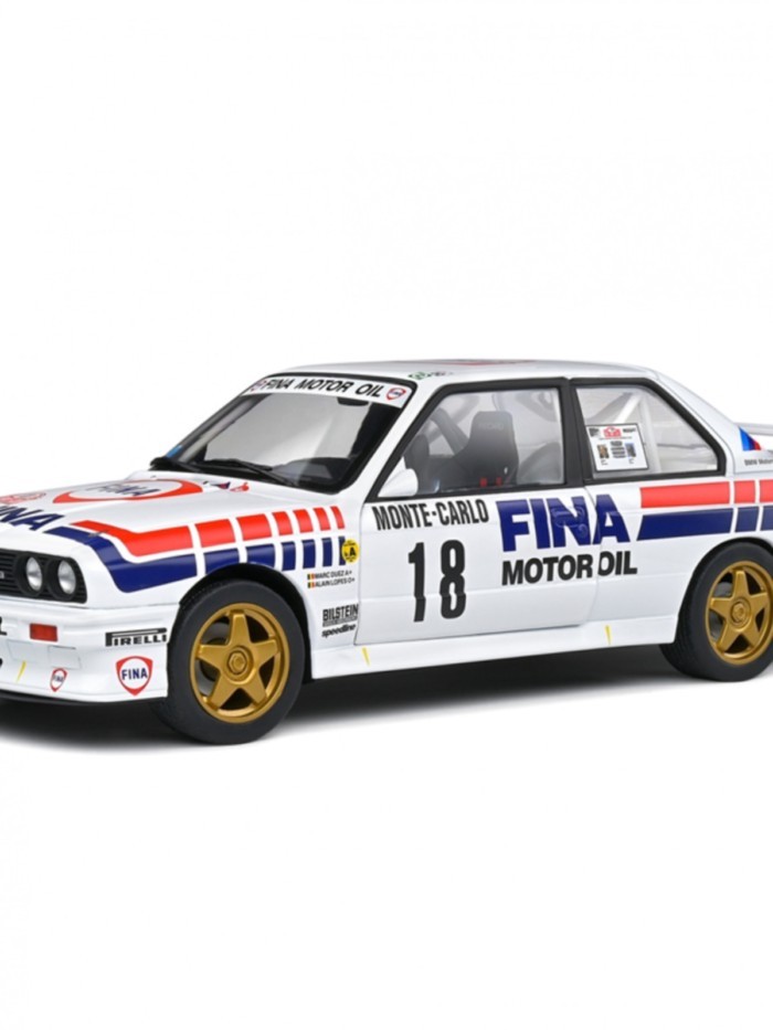 Solido 1: 18 BMW E30 M3 GRA 1989 RALLY MONTECARLO โมเดลรถอัลลอยผลิตภัณฑ์สําเร็จรูป